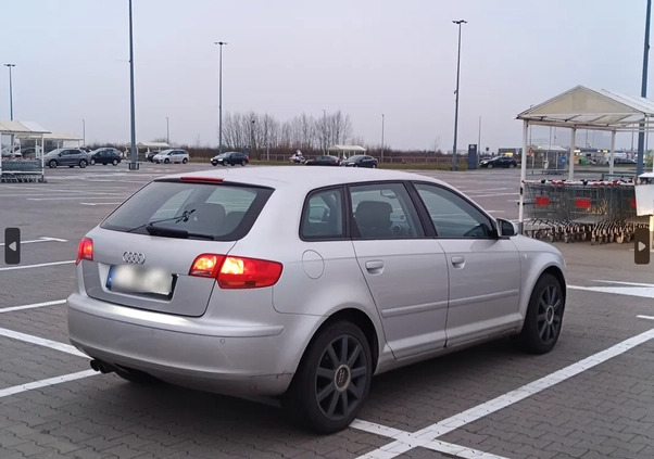 Audi A3 cena 19000 przebieg: 223000, rok produkcji 2008 z Szczecin małe 29